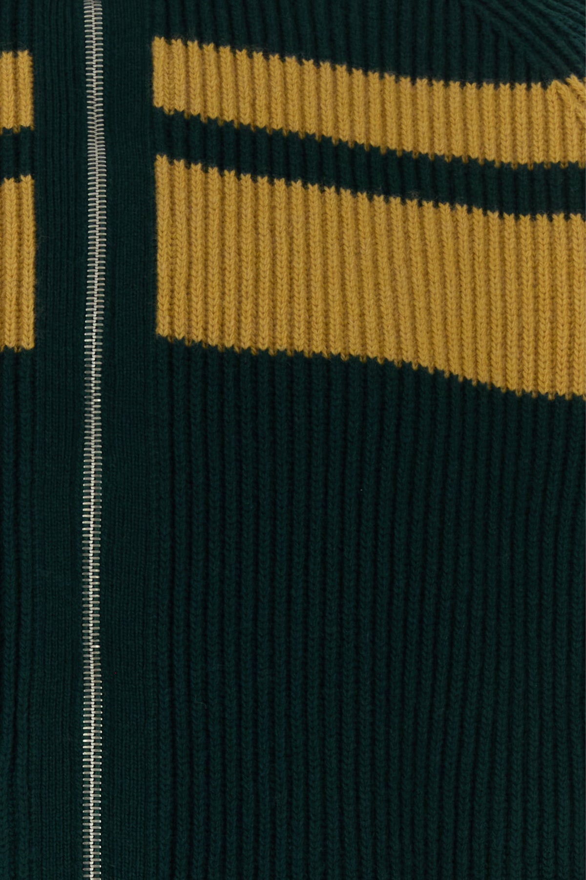 MIU MIU Women's Bottle Green Wool Cardigan