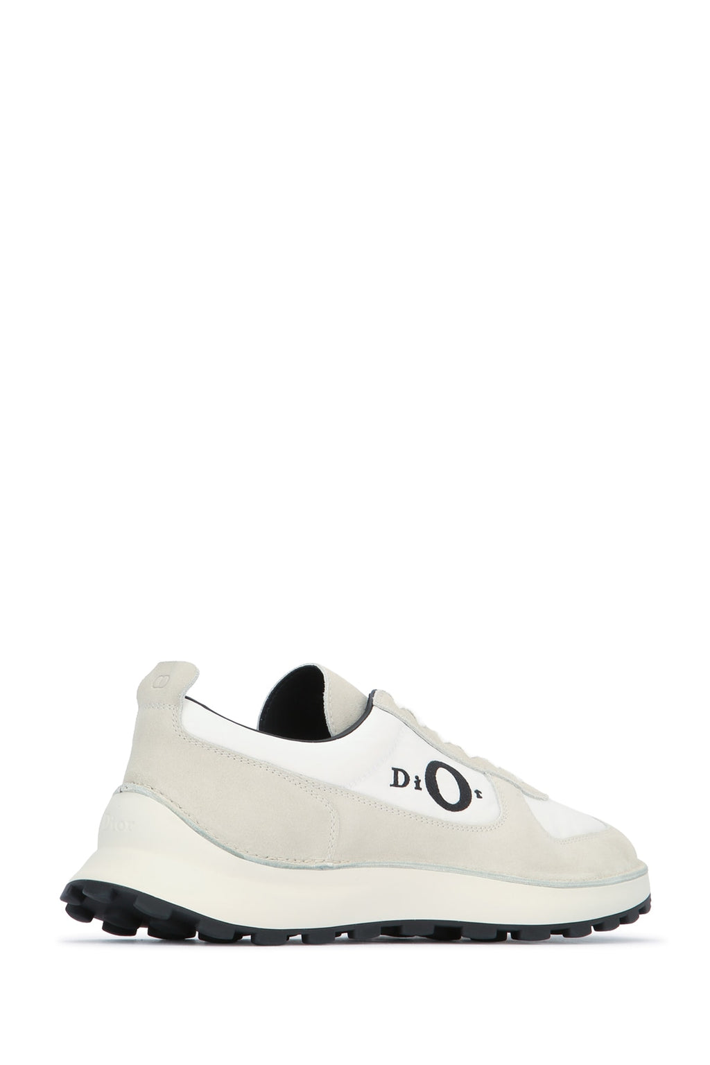 Dior Men's Squash Suede Sneakers in Light Grey
