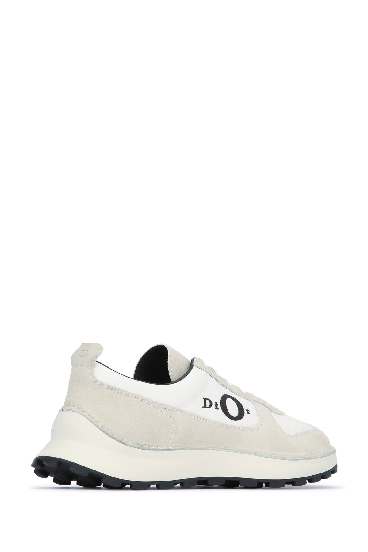 Dior Men's Squash Suede Sneakers in Light Grey