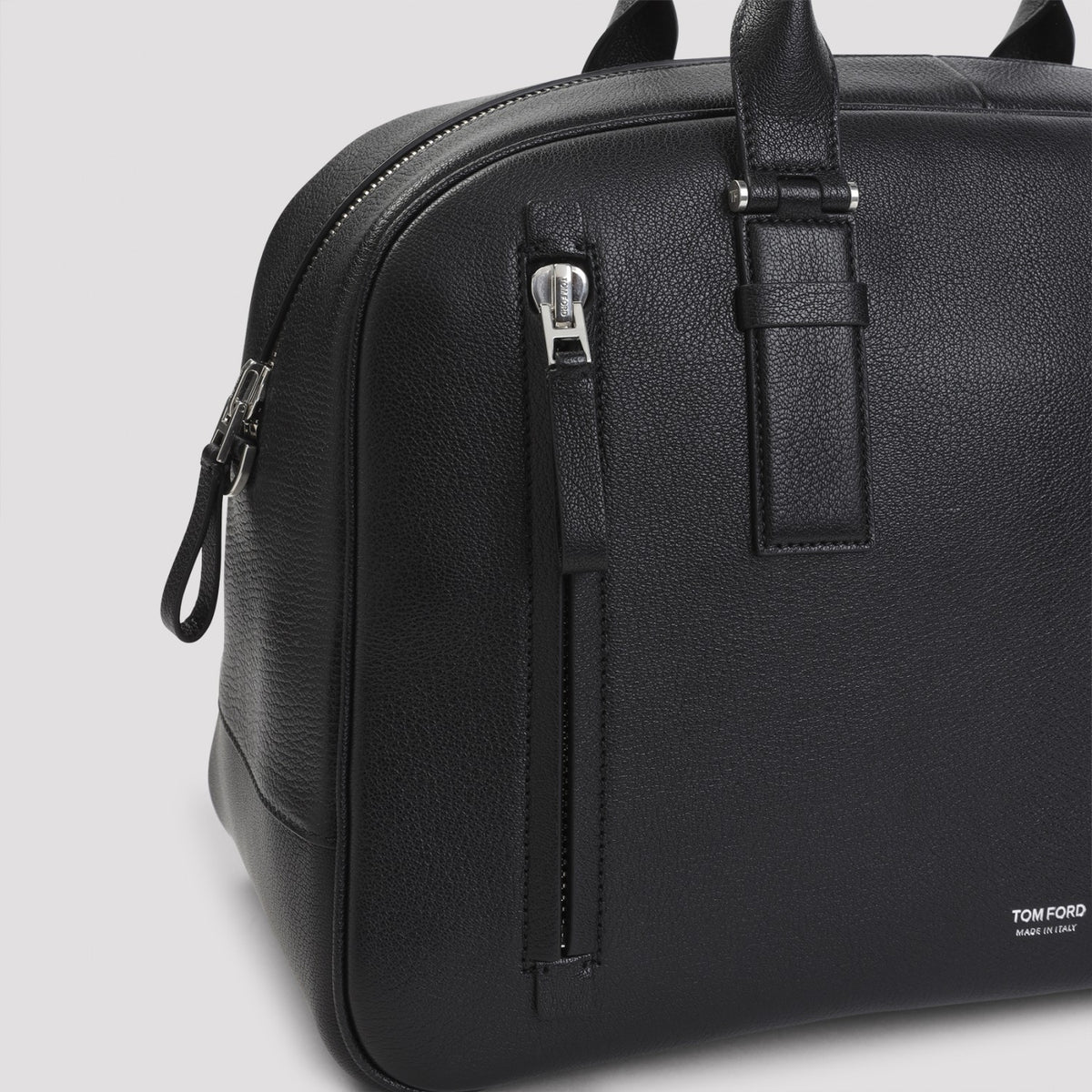 Tom Ford Men's Bowling Leather Bag in Black