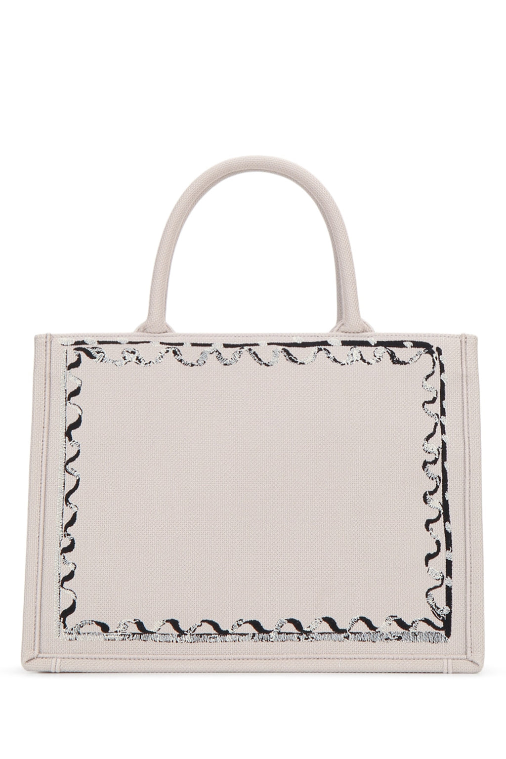 Dior Women's Dioriviera Medium Book Tote in Beige Cotton