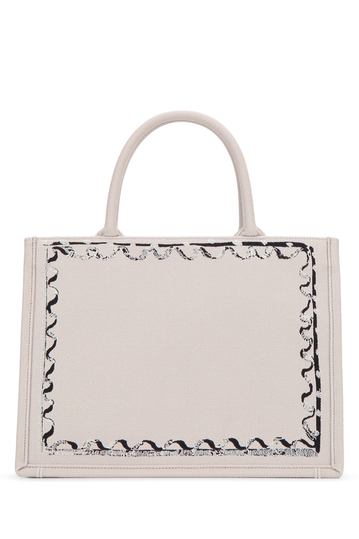 Dior Women's Dioriviera Medium Book Tote in Beige Cotton