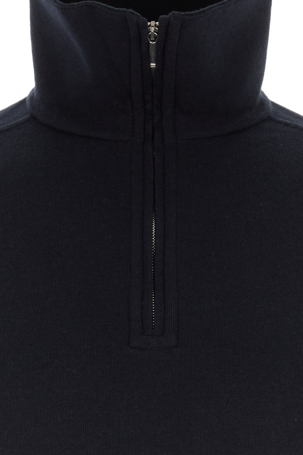 Loro Piana Men's Whitney Cashmere Polo Sweatshirt in Navy Blue