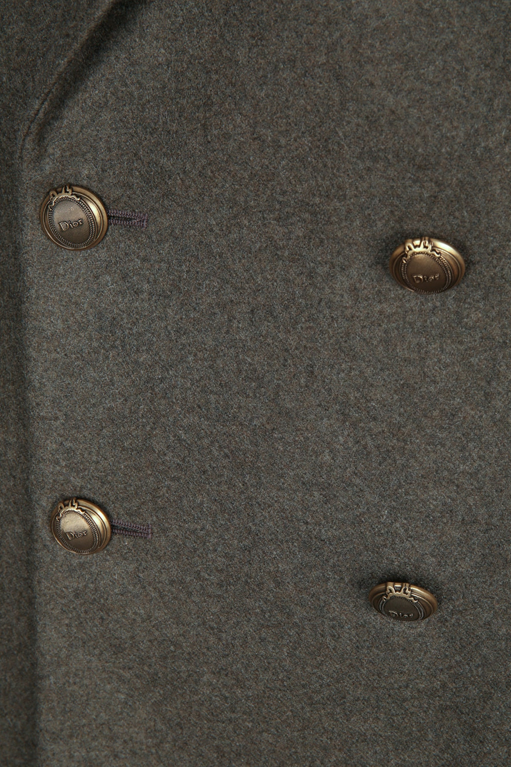 Dior Men's Double-Breasted Wool Blazer in Khaki