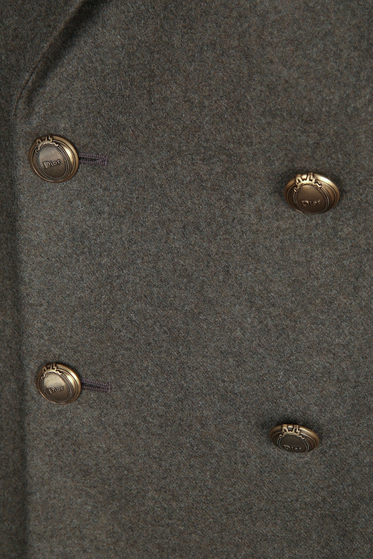 Dior Men's Double-Breasted Wool Blazer in Khaki