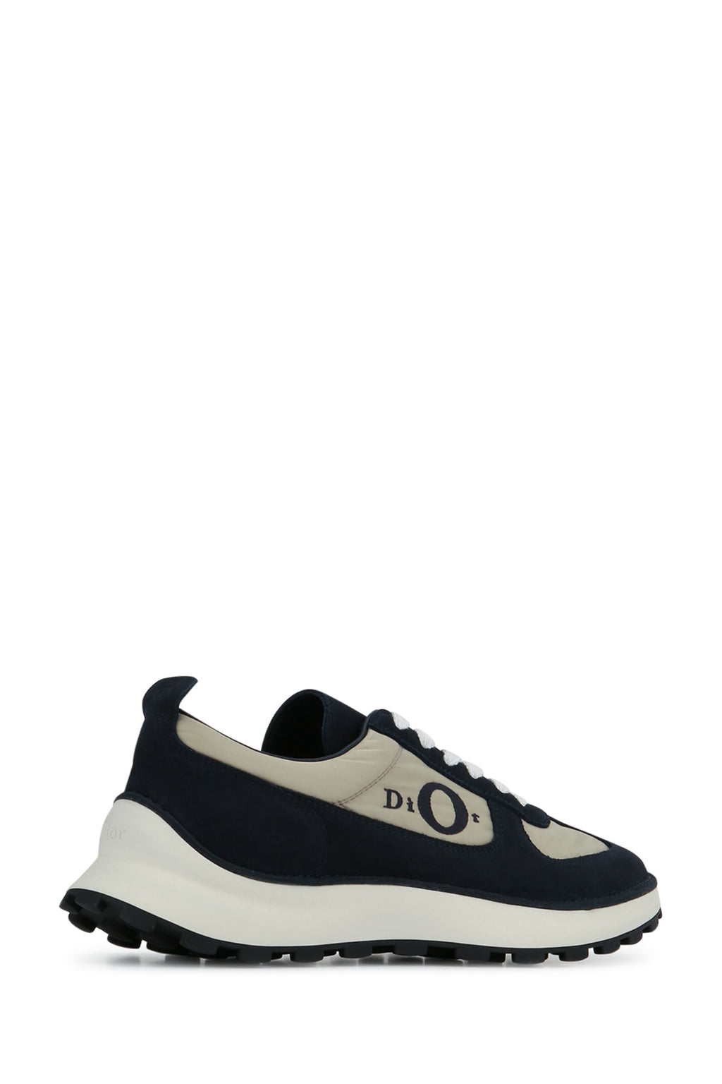 Dior Men's Squash Suede Sneakers in Light Blue Grey