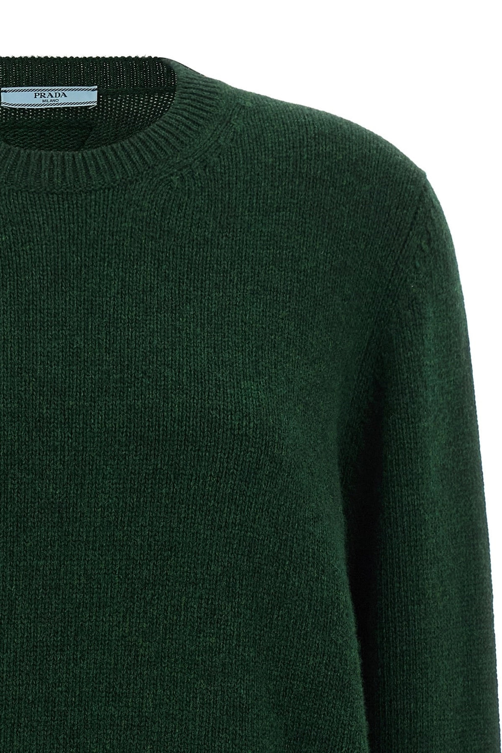 PRADA Women's Wool Sweater in Forest Green