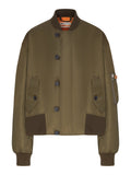 JW Anderson Women's Bomber Jacket in Military Green Nylon - view 1