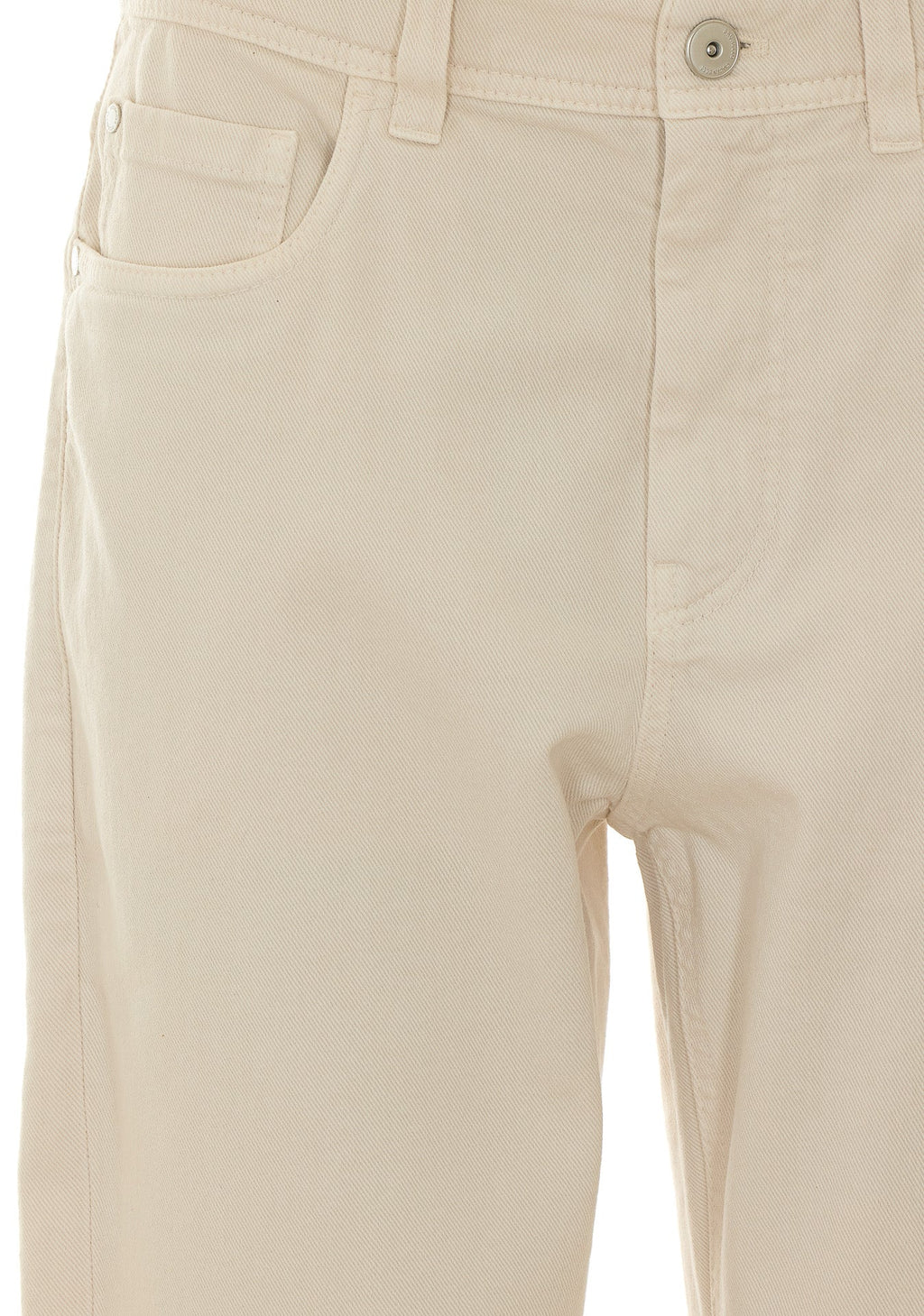 Brunello Cucinelli Women's Jeans in Ecru Cotton - view 4