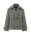 Golden Goose Women's Journey Short Trench Coat in Grey - view 1