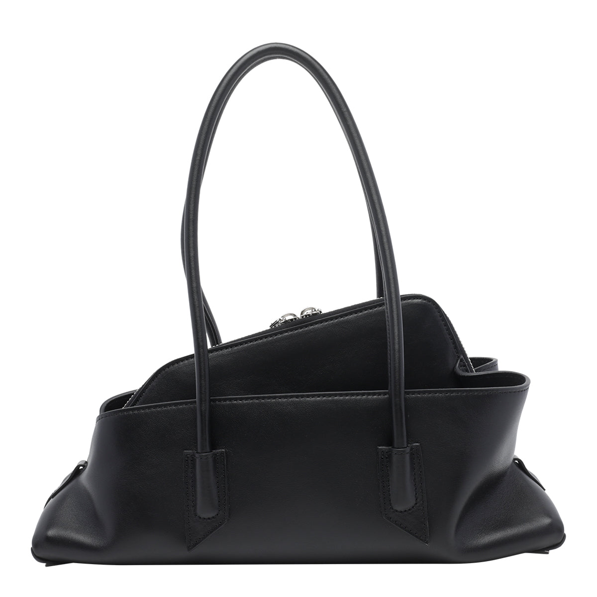 The Attico Women's La Passeggiata Small Shoulder in Black - view 4
