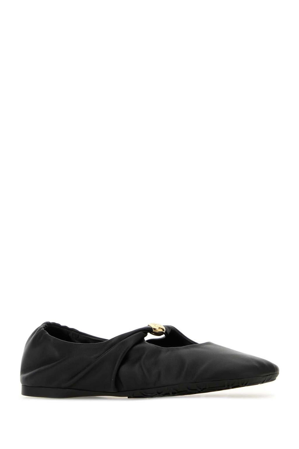 Loewe Women's Leather Pebble Soft Ballerinas in Black - view 2