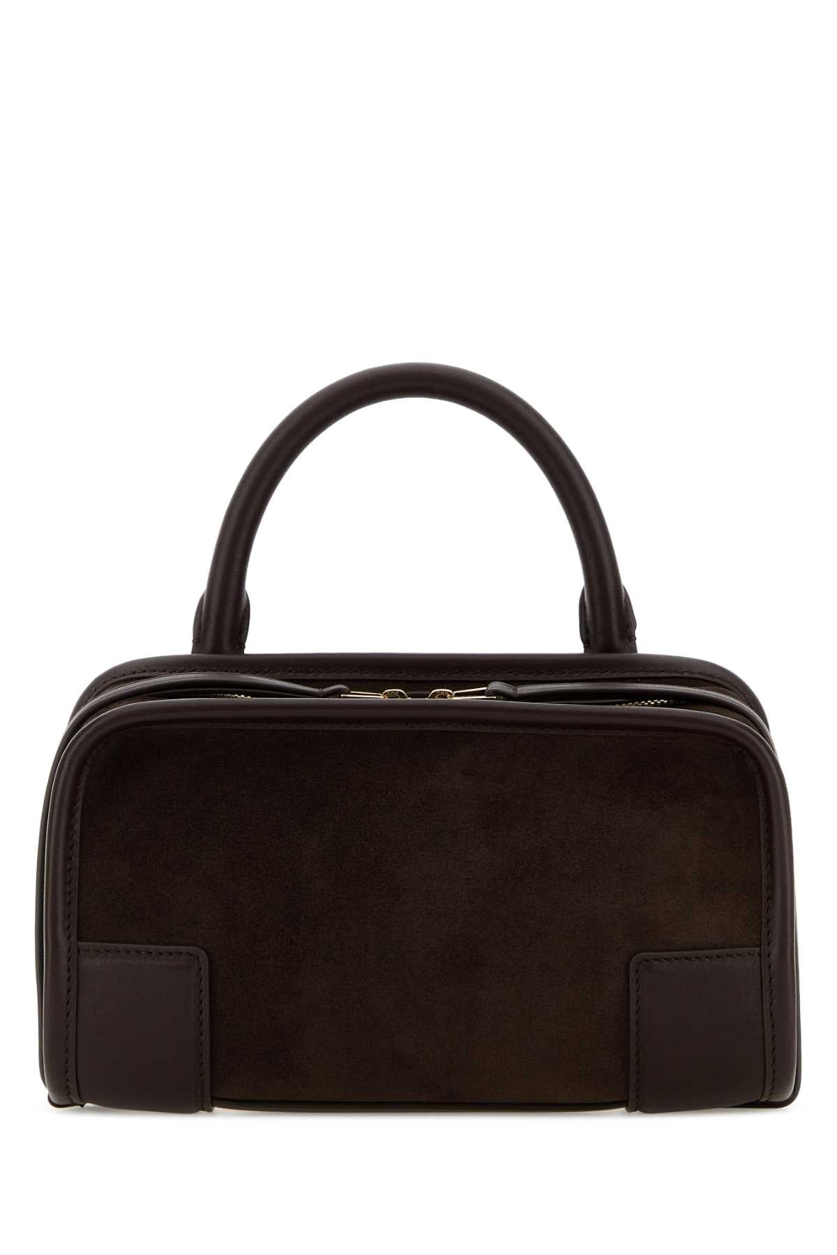 Loewe Women's Amazona Leather Mini Bag in Dark Chestnut - view 1