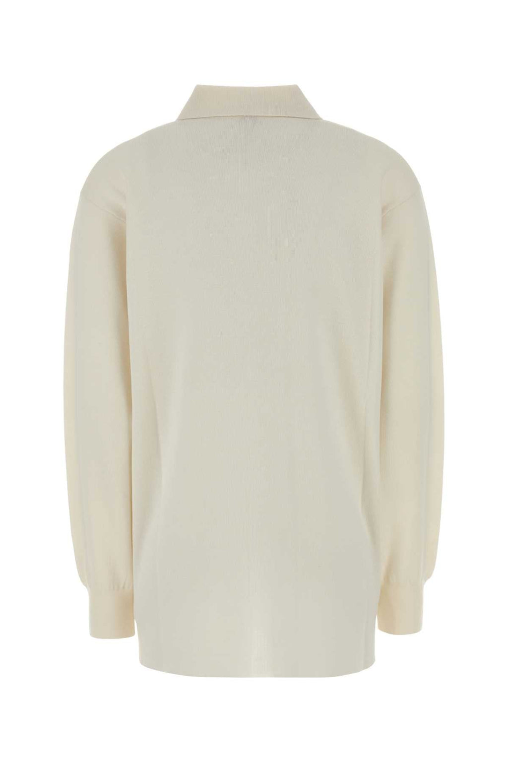 Loewe Women's Cashmere Polo Sweater in White - view 2