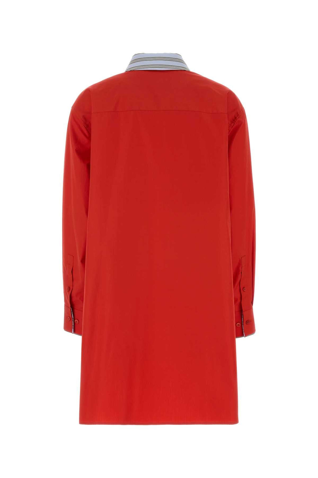 Loewe Women's Cotton Shirt Dress in Red - view 2