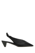 Loewe Women's Leather Origami Cubic Slingbacks in Black - view 1