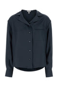 Loewe Women's Silk Pyjama Blouse in Dark Grey - view 1