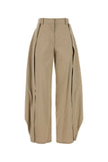 Loewe Women's Silk Trousers in Beige - view 1