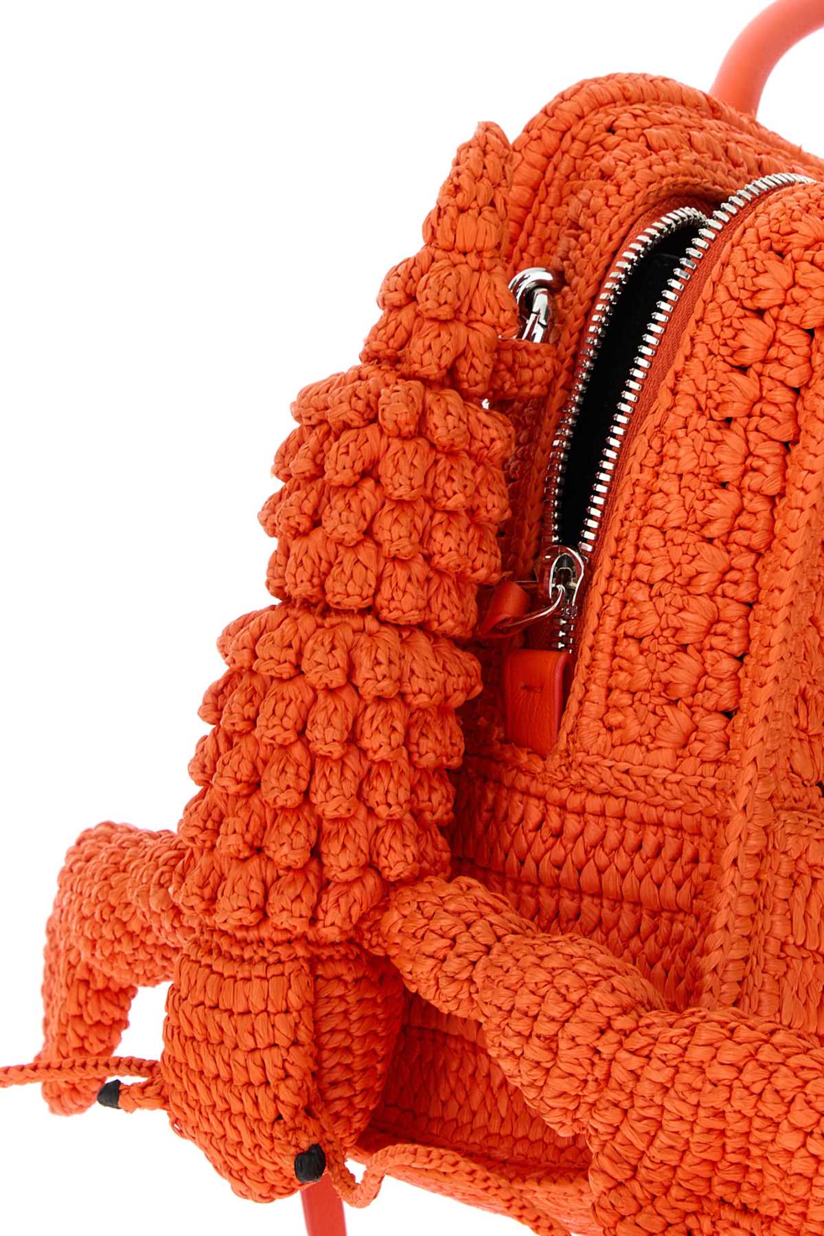 Loewe Women's Raffia Amazona 180 Bag in Vivid Orange - view 4