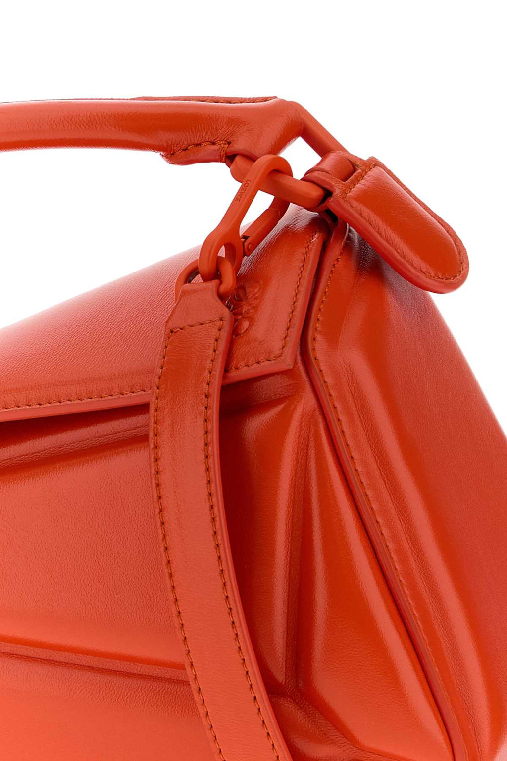 Loewe Women's Puzzle Blown Leather Bag in Vivid Orange - view 4