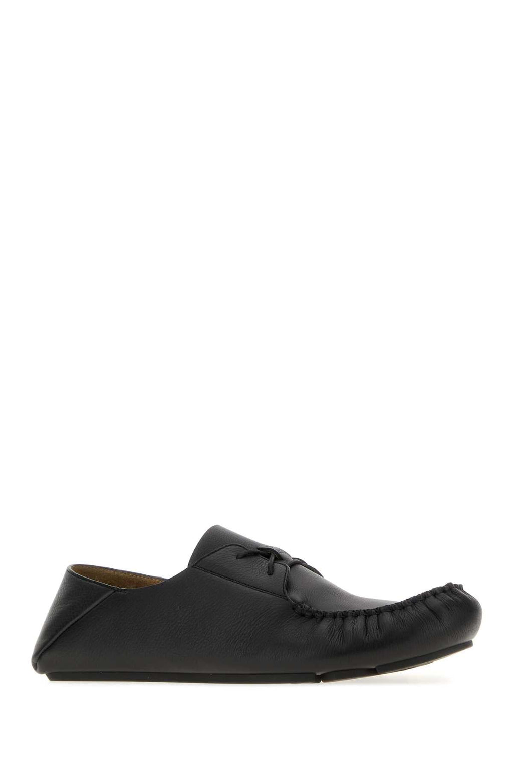 Loewe Men's Suede Rambla Boatshoes in Black - view 2
