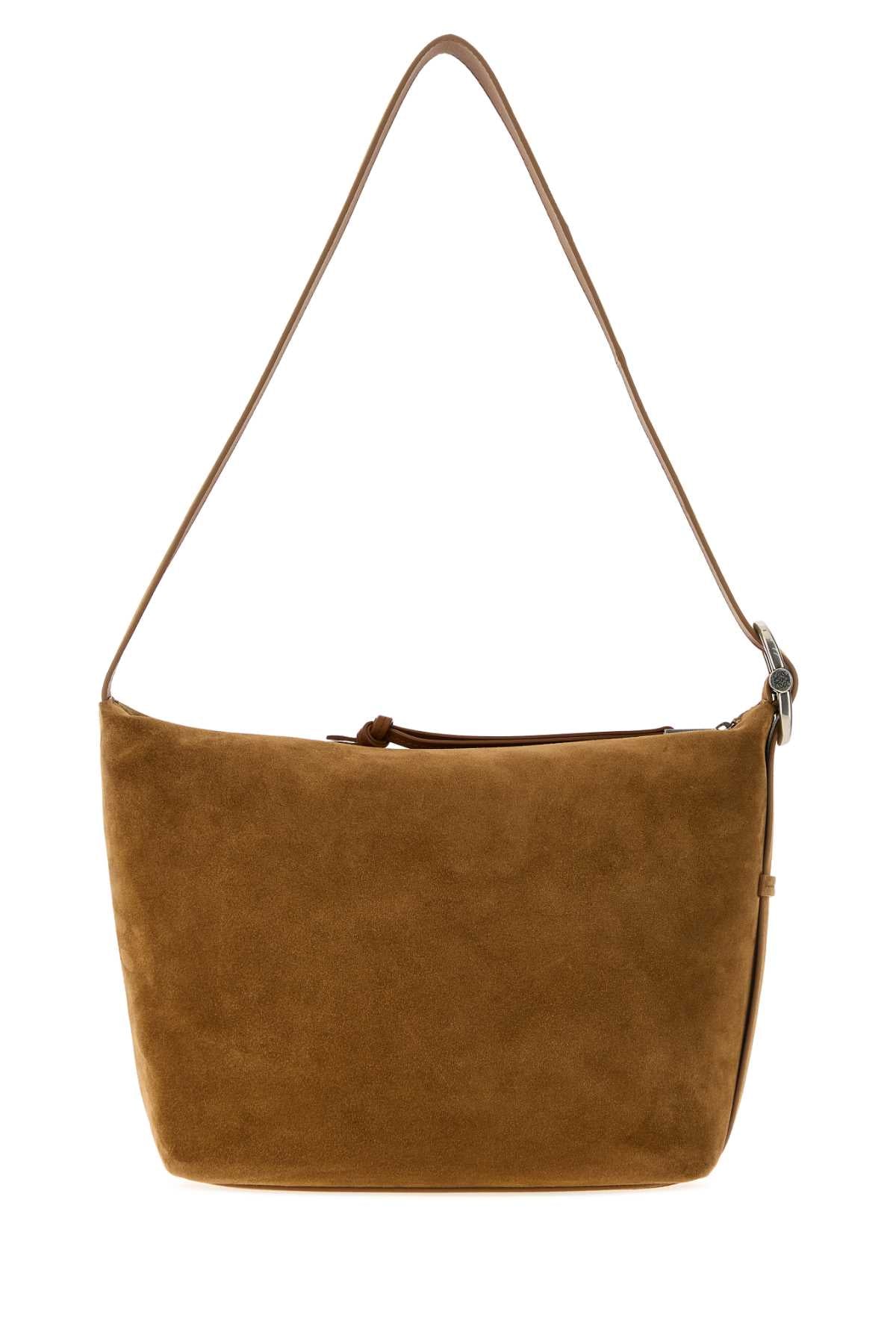 Loewe Men's Leather Loop Hobo Bag in Tobacco - view 3