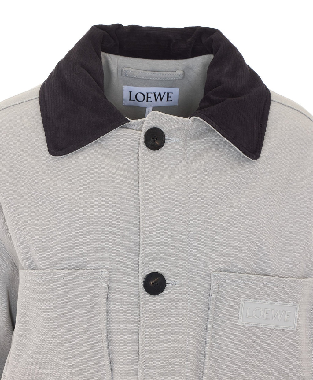 Loewe Men's Loewe Logo Heavy Jacket in Grey - view 4