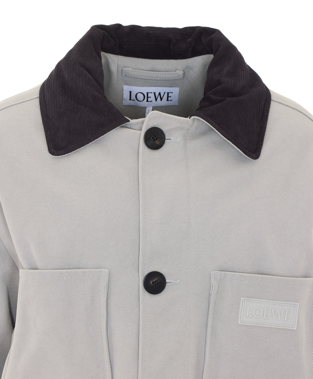 Loewe Men's Loewe Logo Heavy Jacket in Grey - view 4