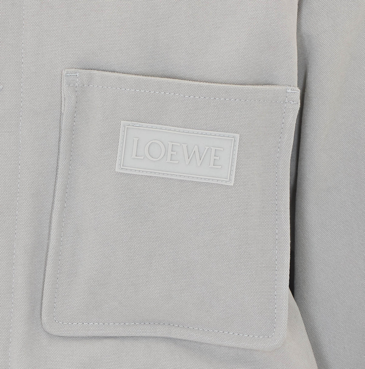 Loewe Men's Loewe Logo Heavy Jacket in Grey - view 2