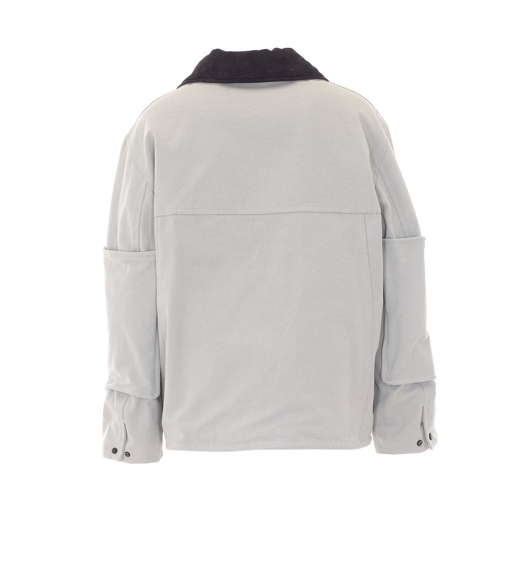 Loewe Men's Loewe Logo Heavy Jacket in Grey - view 3