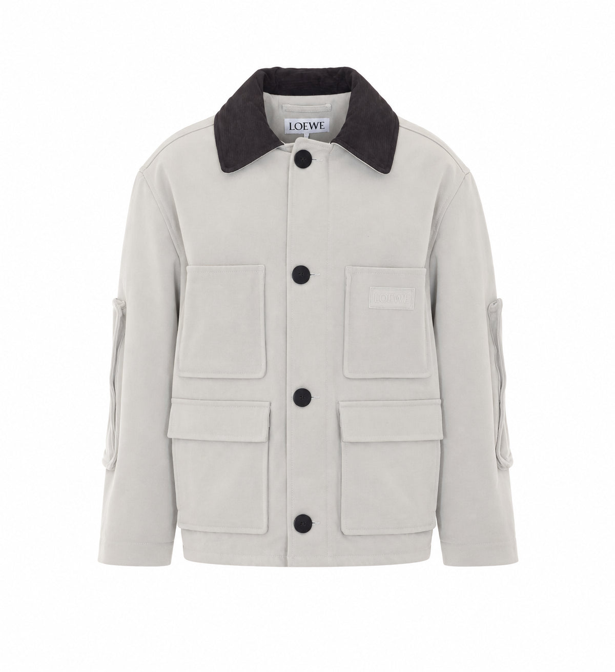 Loewe Men's Loewe Logo Heavy Jacket in Grey - view 1