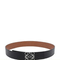 Loewe Men's Anagram Belt in Brown