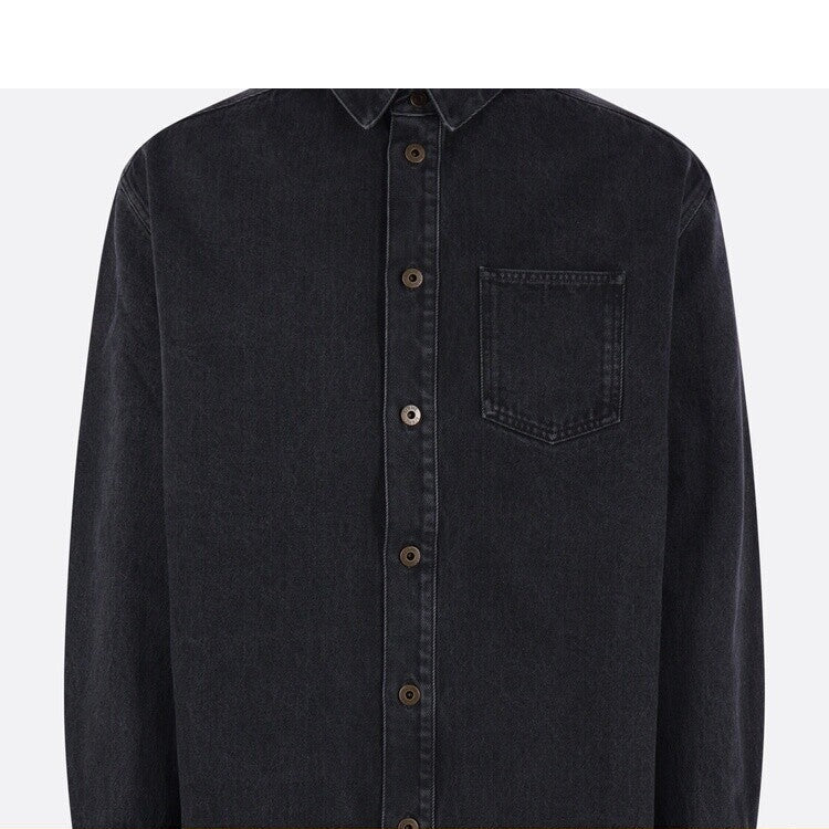 Loewe Men's Anagram Shirt in Black