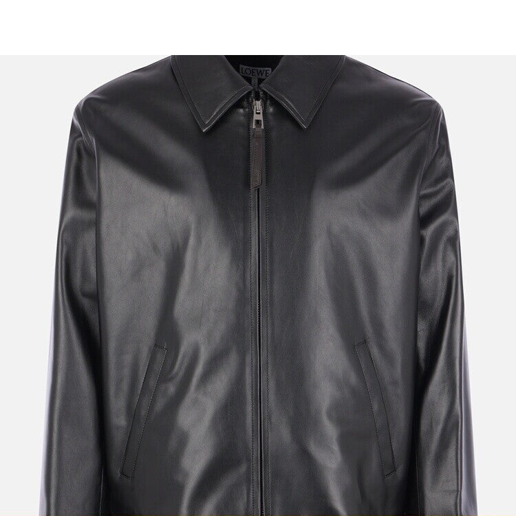 Loewe Men's Leather Jacket in Black