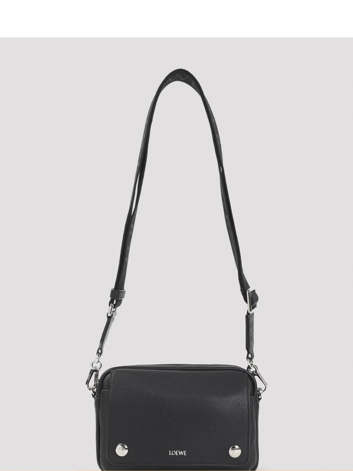 Loewe Men's Pebble Small Bag in Black