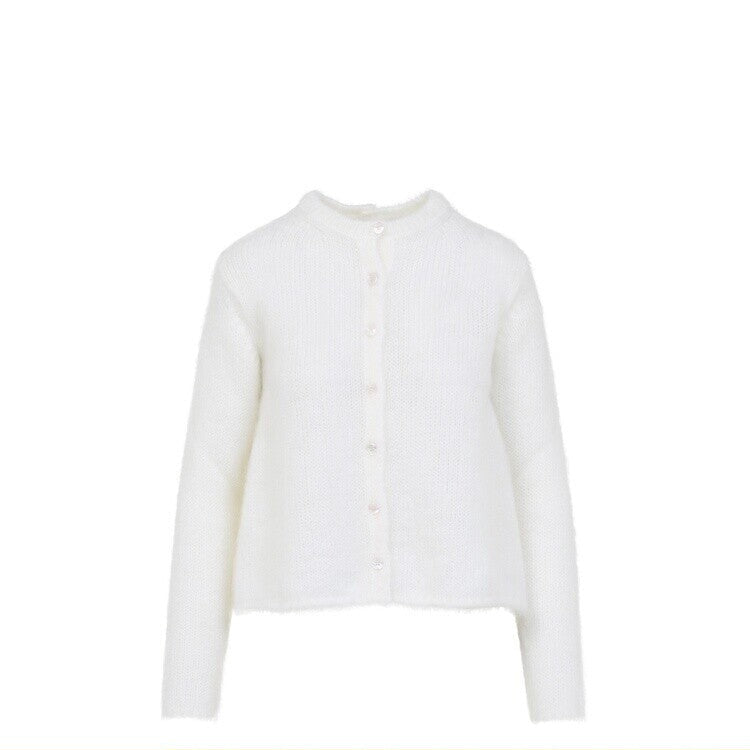 Loewe Women's Anagram Cardigan in White
