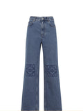Loewe Women's Anagram Jeans in Blue