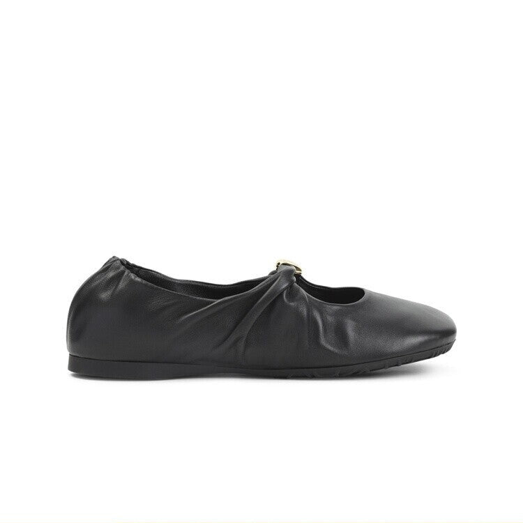 Loewe Women's Pebble Soft Shoes in Black