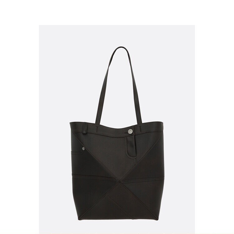 Loewe Women's Puzzle Fold Medium Bag in Black