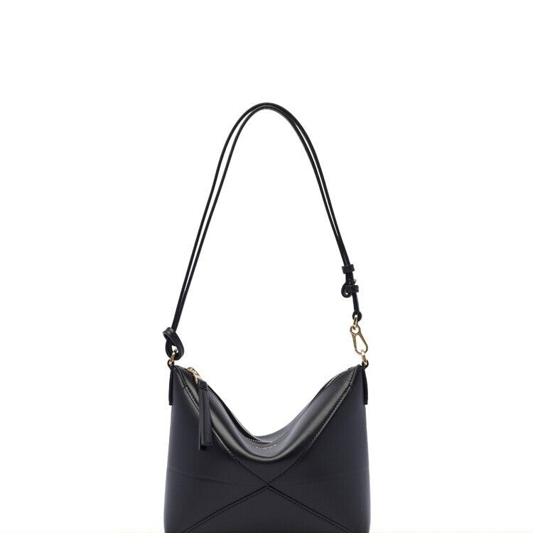 Loewe Women's Puzzle Fold Pochette Bag in Black