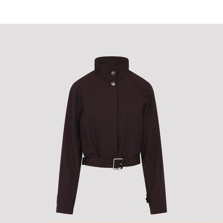 Loewe Women's Trench Coat in Burgundy