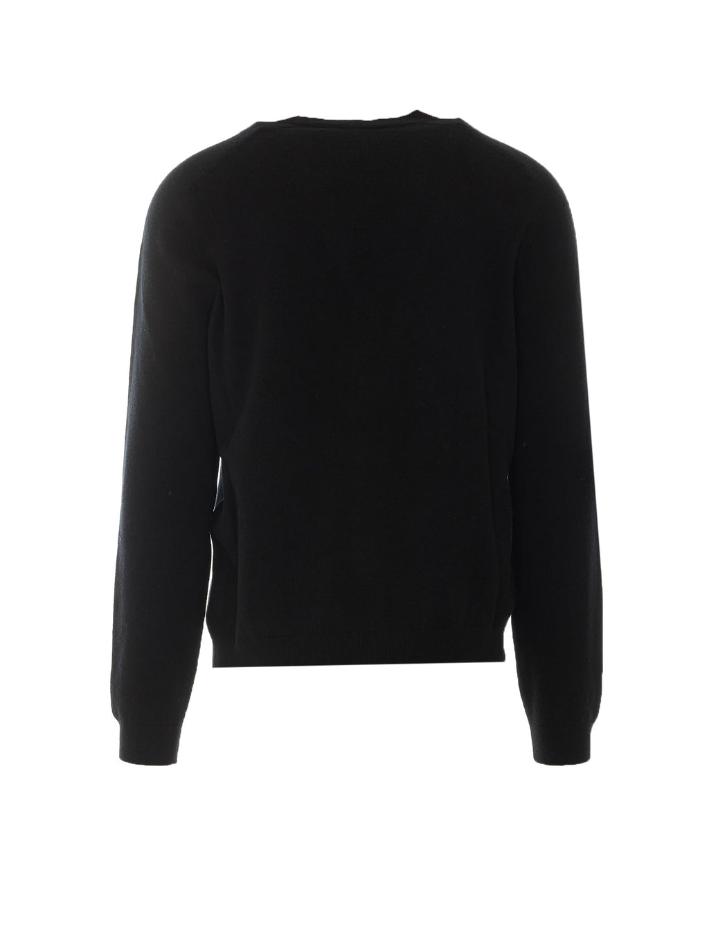 Gucci Men's Logo Cardigan in Black Cashmere - view 3