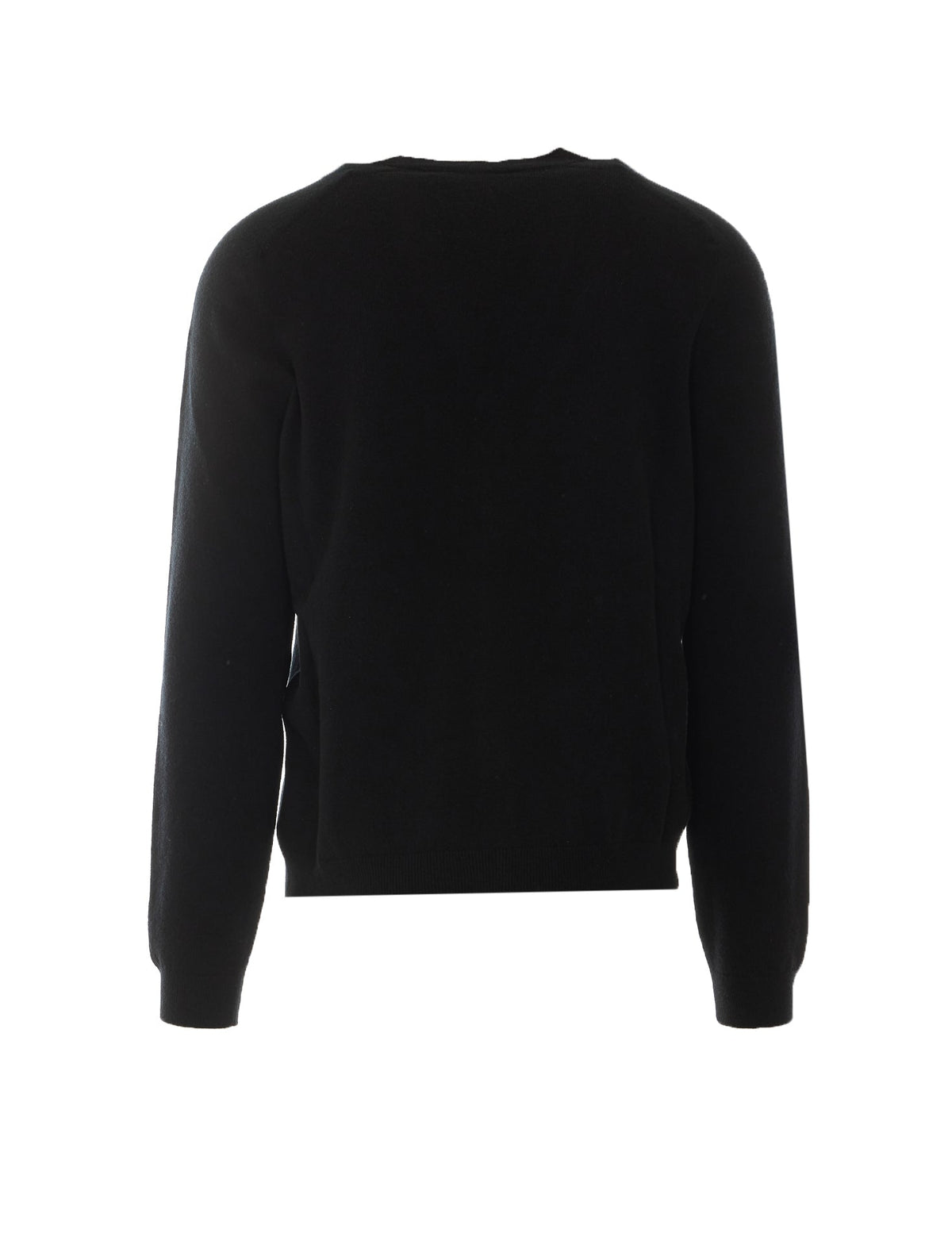 Gucci Men's Logo Cardigan in Black Cashmere - view 3