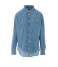Miu Miu Women's Logo Miu Miu Shirt in Denim Cotton - view 1