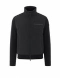 Moncler Men's Logo Padded Cardigan in Black Cashmere - view 1
