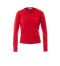 Miu Miu Women's Logo Sweater in Red Cashmere - view 1