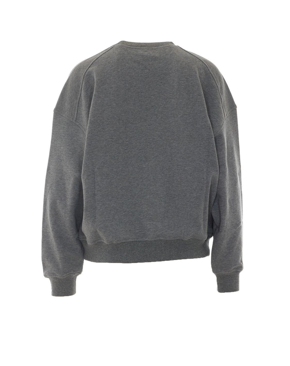 Brunello Cucinelli Women's Logo Sweatshirt in Grey Cotton - view 2
