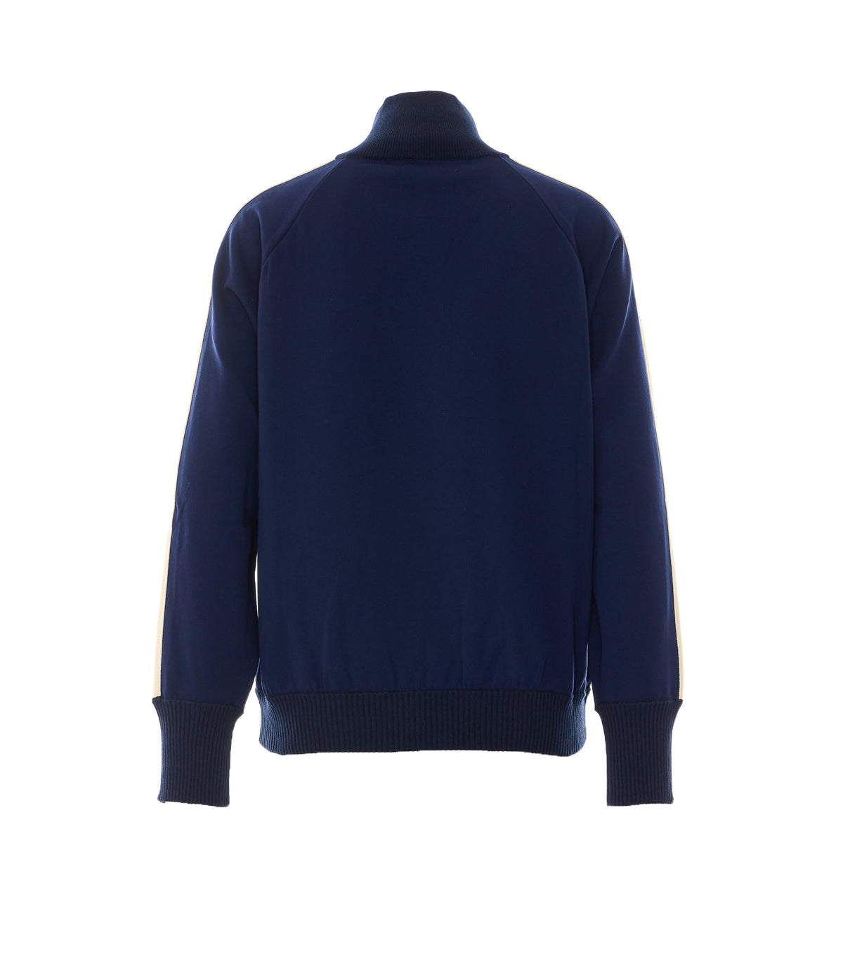 Miu Miu Women's Logo Track Jacket in Blue Silk - view 3