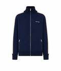 Miu Miu Women's Logo Track Jacket in Blue Silk - view 1