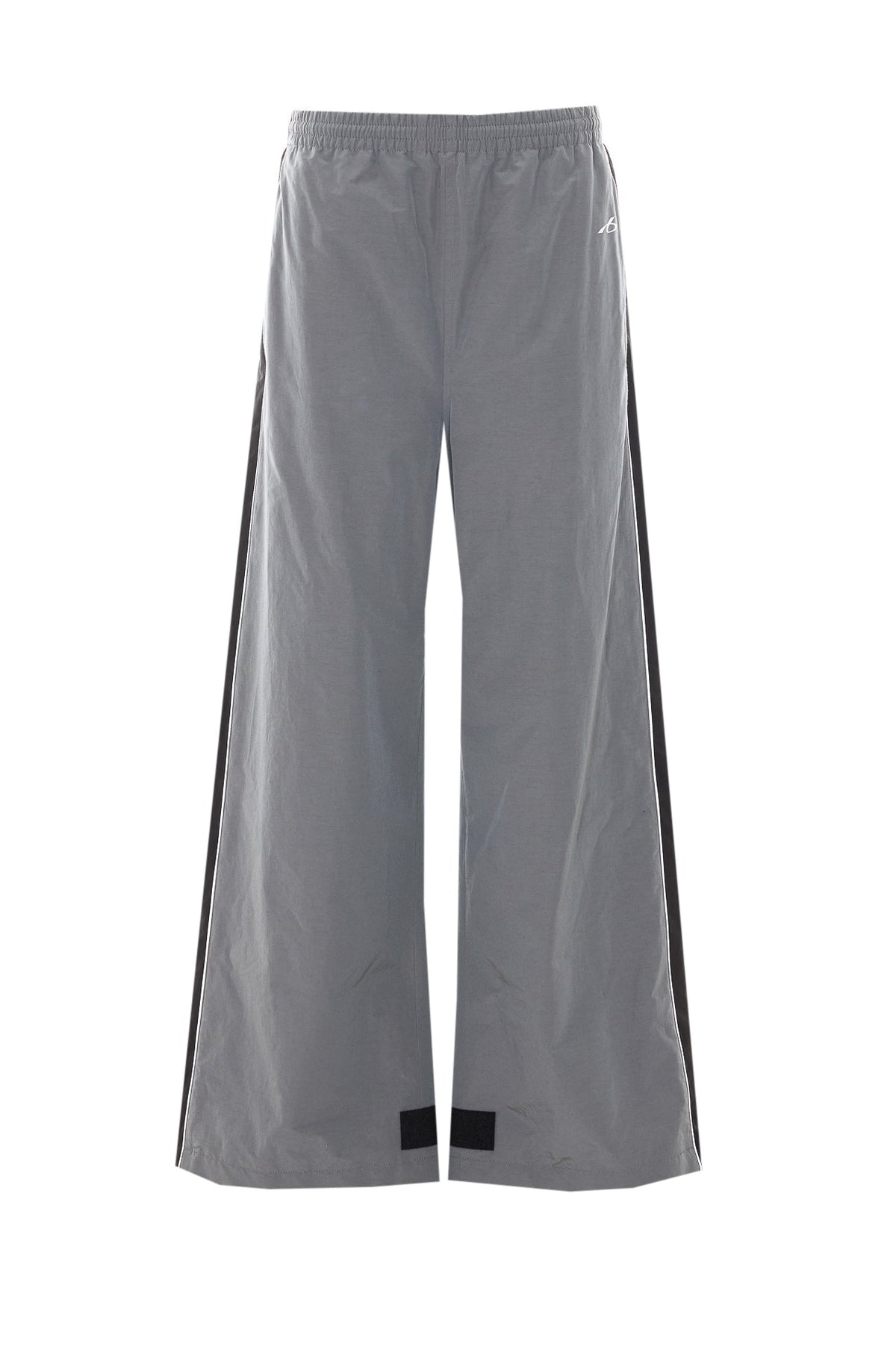 Balenciaga Women's Logo Track Pants in Grey Cotton - view 1